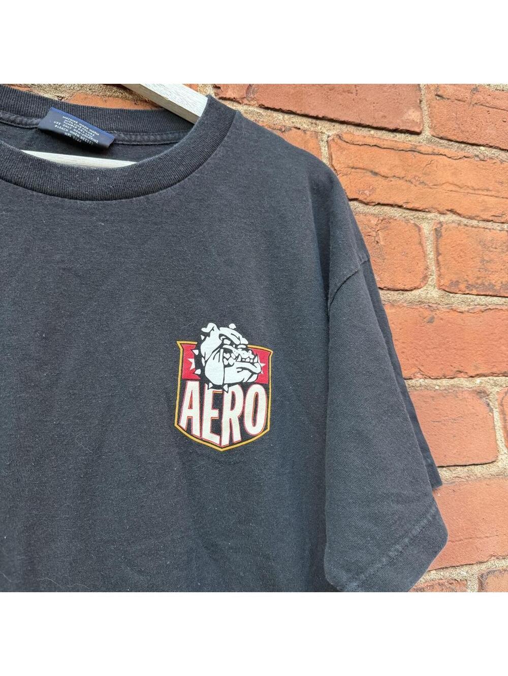 vintage Aeropostale dog t shirt 00s L